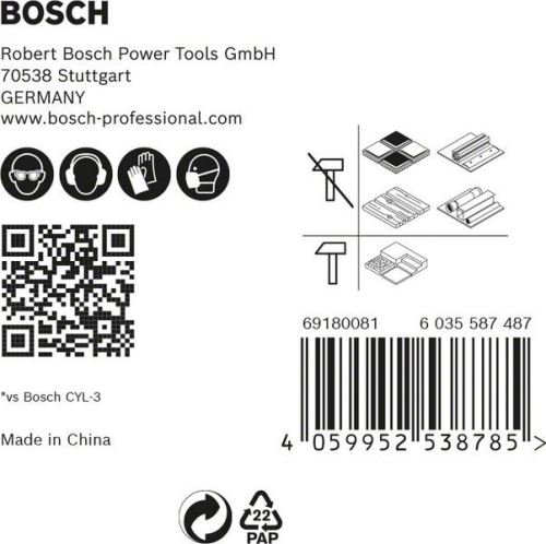 BOSCH EXPERT HEX-9 MultiConstruction 4/5/6/6/8mm (5 stuks) 2608900585