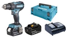 MAKITA Accu Slagschroevendraaier Li-ion LXT 18V (2x 3Ah accu&#39;s, Makpac) DHP485SFJ