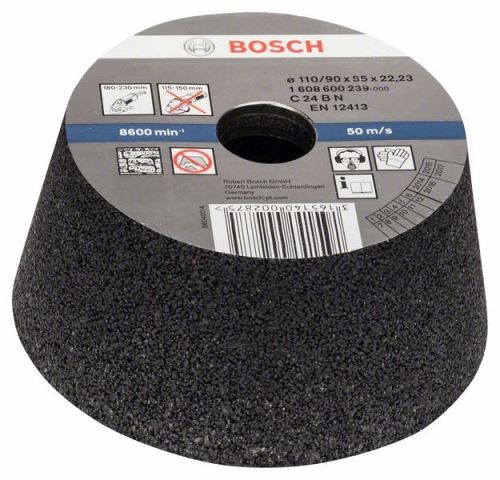 BOSCH Slijppot, conisch - steen/beton 90 mm, 110 mm, 55 mm, 24 1608600239