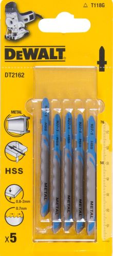 DeWALT Zaagblad HSS, voor aluminium (4 tot 15 mm), 100 mm (5 stuks) DT2163