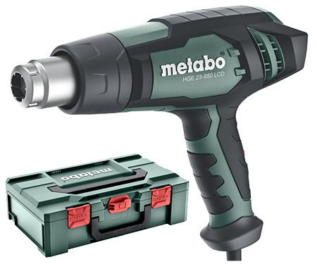 Metabo HGE 23-650 LCD Heteluchtpistool + Metabox 603065500