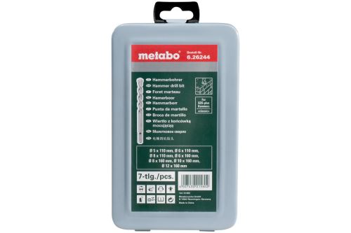 METABO SDS Plus klassieke borenset (7-delig) 626244000