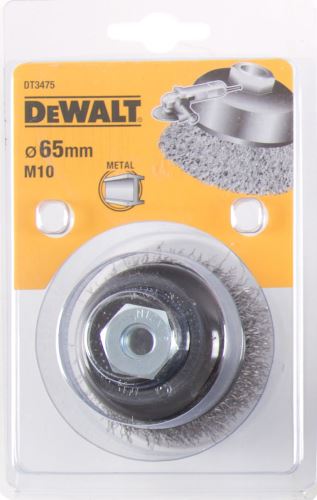 DeWALT draadschijfborstel, gegolfde draden, voor haakse slijper 100 x 26 mm (draadlengte 26 mm) DT3489