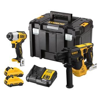 DeWALT 12V accu compacte gereedschapsset, 2x accu, TSTAK DCK2104L2T