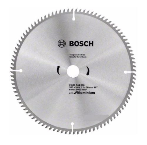 BOSCH Zaagblad Eco voor Aluminium 305x3,0/2,2x30 96T 2608644396