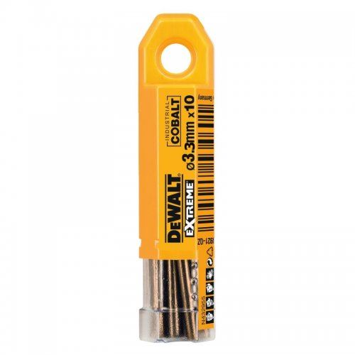 DeWALT Boren voor metaal HSS-E COBALT 3,3 x 65 mm (10 stuks) DT4922