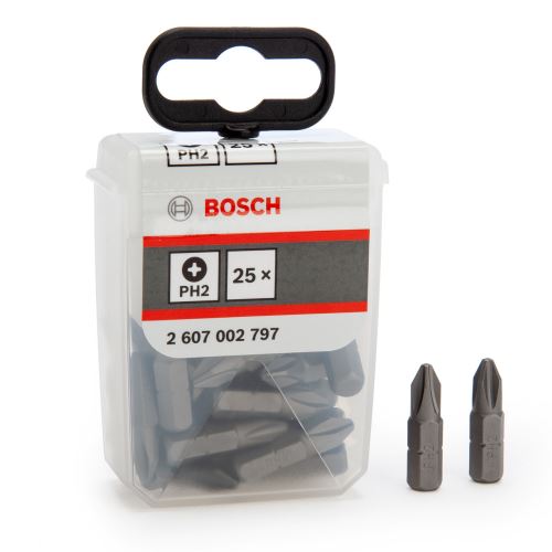 BOSCH Bitset ExH PH2 25 mm, 25-dlg, Tic Tac 2607002797