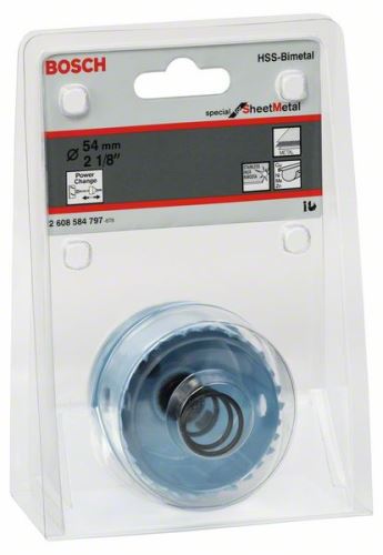 BOSCH Plaatgatzaag voor plaat 54 mm, 2 1/8" 2608584797