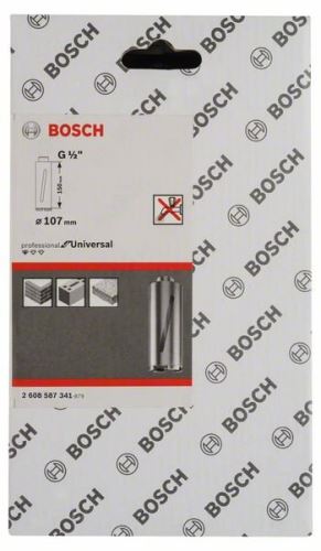 BOSCH Diamantdroogboor G 1/2" 107 mm, 150 mm, 6 segmenten, 7 mm 2608587341