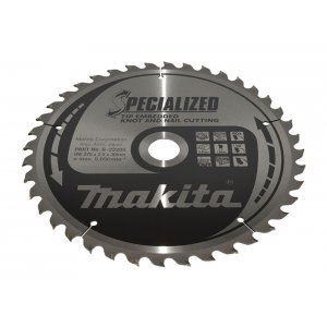 MAKITA houtzaagblad SPECIALIZED met verzonken tanden 270x2,6x30 mm 40 tanden B-33205