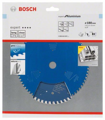 BOSCH Zaagblad Expert voor aluminium 180 x 30 x 2,6 mm, 56 2608644097