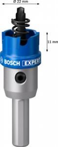 BOSCH EXPERT hardmetalen gatenpons Plaatwerk 22 mm 2608901405