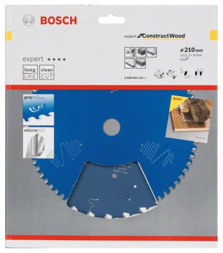 BOSCH Zaagblad Expert for Construct Wood 210 x 30 x 2,0 mm, 30 2608644141