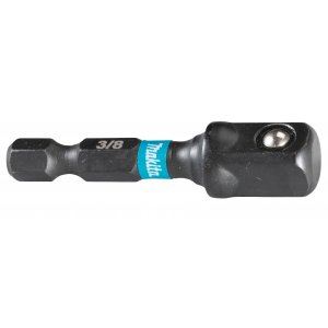 MAKITA torsieadapter 1/4" IMPACT BLACK, vierkant 3/8", 50 mm B-66868