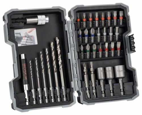 BOSCH Set schroevendraaierbits en boren PRO-Mix set metaal - 35-dlg 2607017328