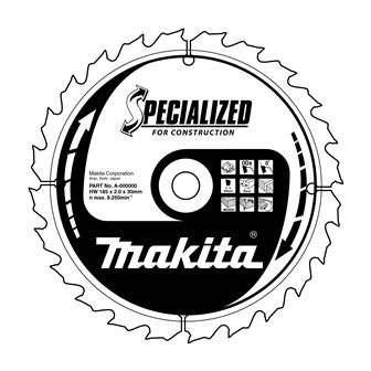 MAKITA houtzaagblad SPECIALIZED ontwerp 235x2,8x30 mm 16 tanden B-13699