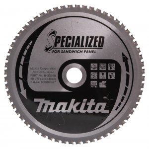 MAKITA sandwichpaneelzaagblad SPECIALIZED 270x2,4x30 mm 60 tanden B-33598