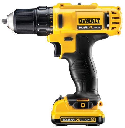 DeWALT Accu boor/schroevendraaier 10,8V CS Li-Ion XR 2x2,0 Ah DCD710D2