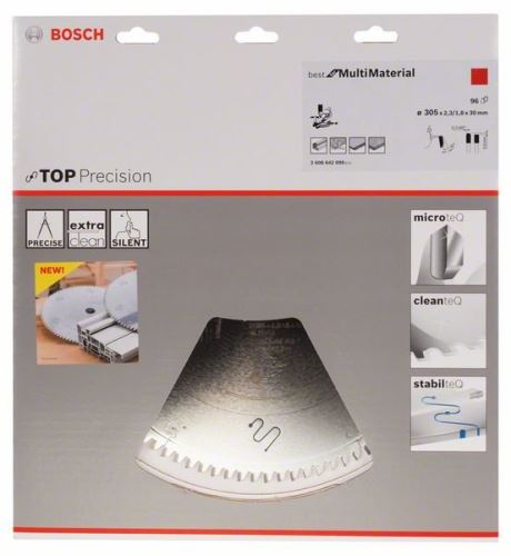 BOSCH Cirkelzaagblad Top Precision Best for Multi Material 305 x 30 x 2,3 mm, 96 2608642099