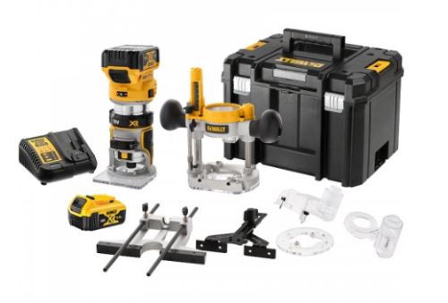 DeWALT Accu combifreesmachine 18V 2x5,0Ah DCW604P2