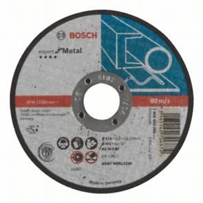 BOSCH Doorslijpschijf recht Expert for Metal AS 30 S BF, 115 mm, 3,0 mm 2608603395