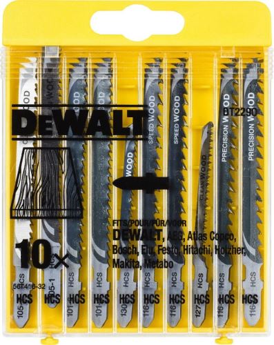 DeWALT Houtschaafset / T101B, T119BO, T101AO, T111C, T144D, T144DP / (10 stuks) DT2290