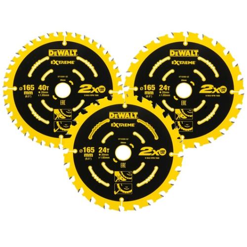 DeWALT Zaagblad EXTREME 2nd Fix 3-pack DT10397 DT10397