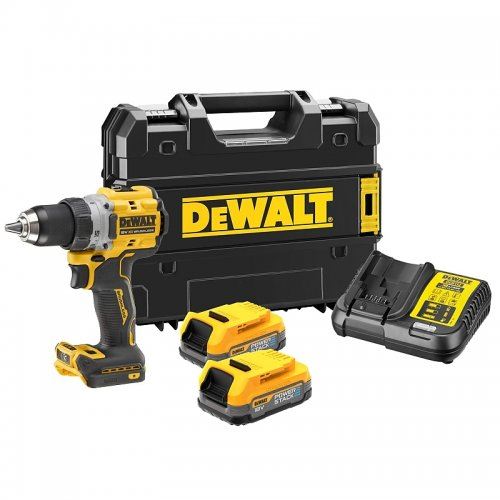 DeWalt Accuboormachine 18V 2x1,7Ah DeWALT POWERSTACK DCD800E2T