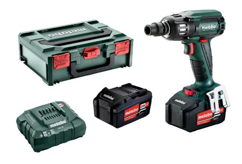 METABO Accu-slagmoersleutel SSW 18 LTX 400 BL 2x5,2 Ah 602205650