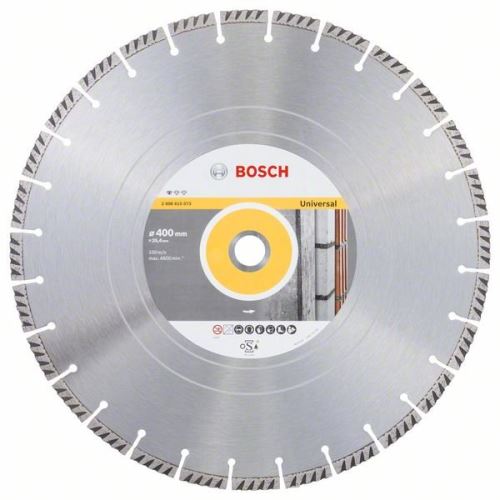 BOSCH Diamantdoorslijpschijf Standaard voor Universeel 400×25,4 400x20x3,2x10mm 2608615073