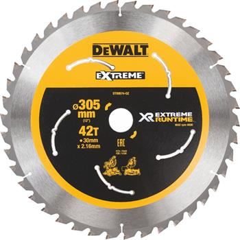 DeWALT Zaagblad (ideaal voor FLEXVOLT zagen), 305 x 30 mm, 42 tanden DT99574