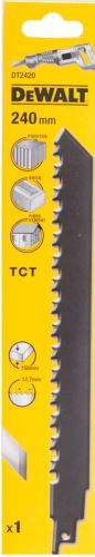 DeWALT Zaagblad (TCT) voor het zagen van stenen en blokken Poroton, 240 mm DT2420