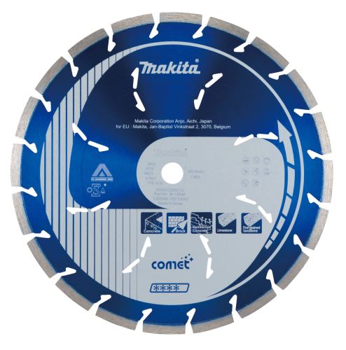 MAKITA diamantdoorslijpschijf Comet Rapid 300x20 mm B-13546