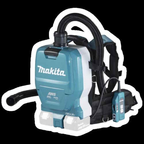 MAKITA Accu-rugzakstofzuiger met AWS Li-ion 2x18V, zonder batterij Z DVC265ZXU