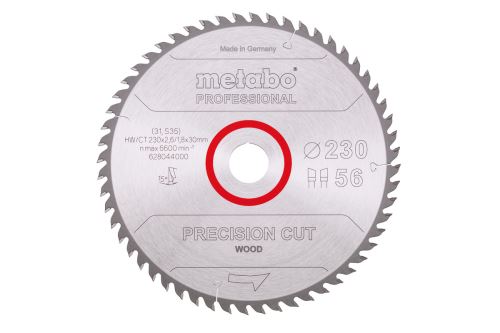 METABO Zaagblad HW/CT 230 x 30 mm, 56 tanden 628044000