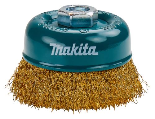 MAKITA messing draadkomborstel, gegolfde draad 0,3 mm, 90 mm D-39780