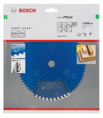 BOSCH Zaagblad Expert voor Hout 184 x 16 x 2,6 mm, 56 2608644037