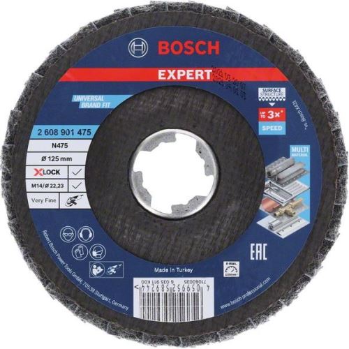 BOSCH EXPERT X-LOCK lamellair N475 SCM zeerfijn125mm 2608901475