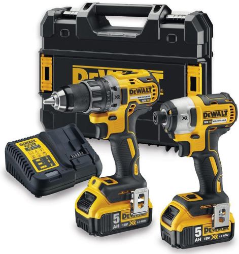 DeWALT Combo accu gereedschapset 18V 2x5,0 Ah DCK268P2T