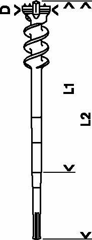 BOSCH Doorbraakboor SDS-max-9 Break Through 45 x 450 x 600 mm 1618596455