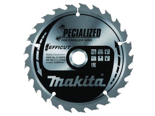 MAKITA bladzaag hout Efficut 190x1,85x20 mm 60 tanden E-11162