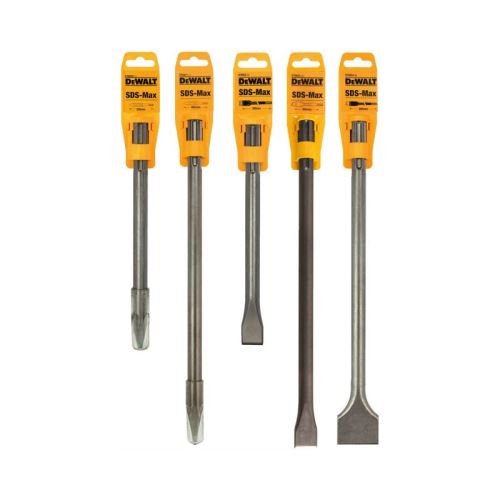 DeWALT Beitelset voor SDS-max (5 stuks) SDSMAXSET2