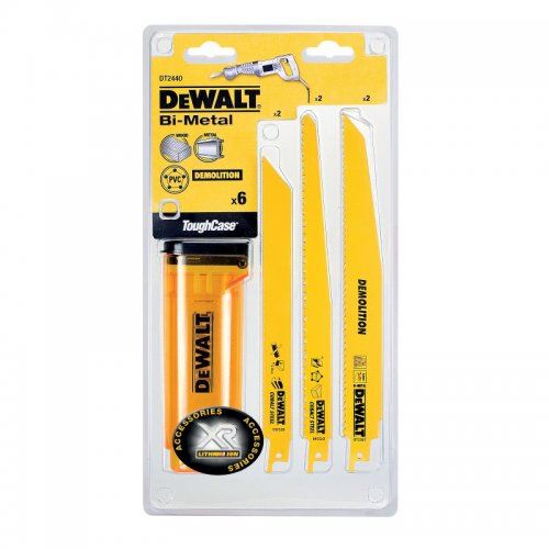 DeWALT Zaagbladenset voor hout en metaal in opbergkoffer (6-delig) DT2440L