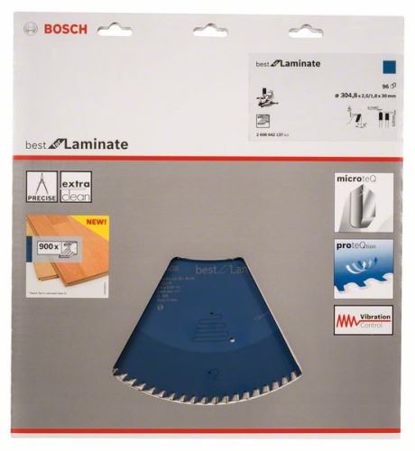 BOSCH Cirkelzaagblad Best for Laminaat 305 x 30 x 2,5 mm, 96 2608642137