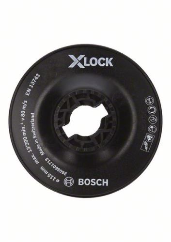 BOSCH X-LOCK Steunplaat, grof 115 mm, 13.300 tpm 2608601713