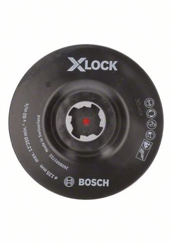 BOSCH X-LOCK Steunplaatsysteem met klittenband-klemsysteem, 125 mm, 12.500 tpm 2608601722