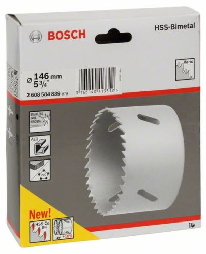 BOSCH HSS-bimetaal perforator voor standaard adapter 146 mm, 5 3/4" 2608584839