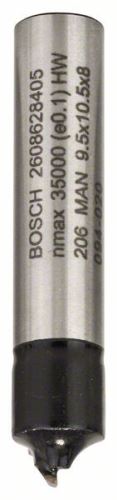 BOSCH Ondersnijder 8 mm, R1 3,2 mm, D 9,5 mm, L 10,2 mm, G 41 mm 2608628405