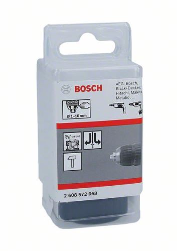 BOSCH Snelspanboorhouder tot 10 mm 1-10 mm, 3/8" – 24 2608572068