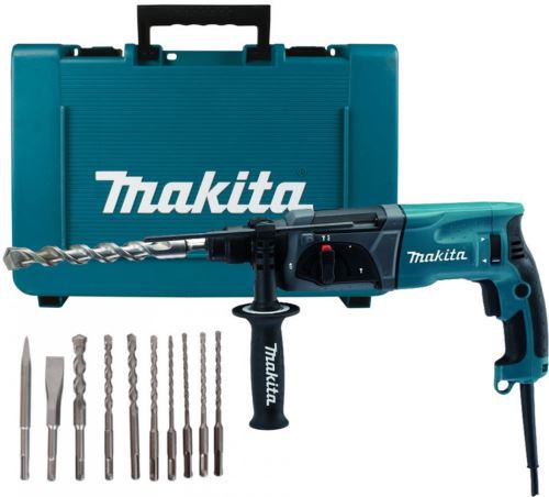 Makita Combihamer met accessoires 2.4J, 780W HR2470X16